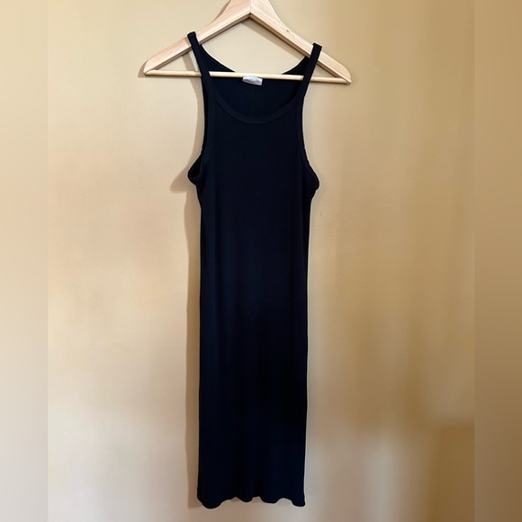 Re/done ribbed black dress Medium - Picture 2 of 8